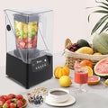 Commercial Blender with Soundproof Cover 1.8L/60oz 2600W Commercial Fruit Juice Smoothie Maker High-Speed Heavy Duty Countertop Blender for Ice Crushing Smoothies Shakes Purees Restaurant/Home Use