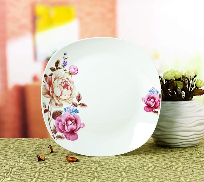 Porcelain 20 Piece Square Dinnerware Set Service for 4
