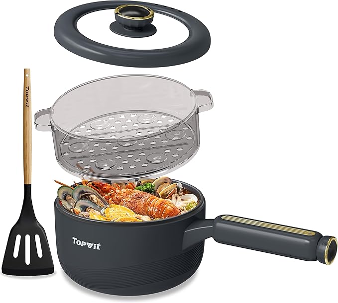 TOPWIT 1.2L Rice Cooker &amp Electric Cooker with Steamer