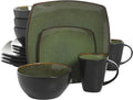Gibson Elite Soho Lounge 16 Piece Dinnerware Set Green