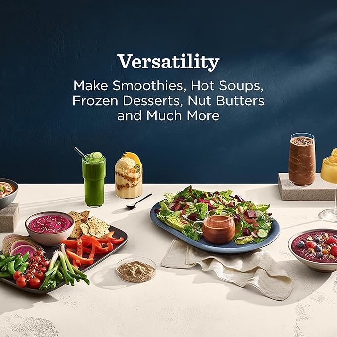 Vitamix Ascent X2 Blender with Three Blending Programs Self-Cleaning Program Professional-Grade Blender for Smoothies Soups and More Stainless-Steel Blades 48 Oz Container Midnight Blue