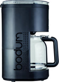 Bodum - 11754-01EURO - Bistro - Programmable coffee maker 12 cups - 1.5 l - black Black/White