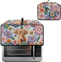Doojoayie Kitchen Toaster Dust Cover 4 Slice Toaster Dust Protection Cover Highland Cow Print Kitchen Decoration Small Appliance Protector for Bread Making Machine