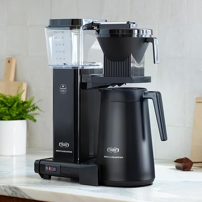 Technivorm Moccamaster 79315 KBGT thermal Carafe 10-Cup Coffee Maker 40 Ounce Midnight 1.25l