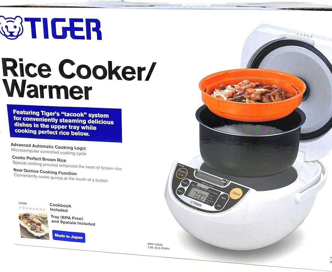 Tiger 5.5-Cup Micom Rice Cooker &amp Warmer &amp Steamer