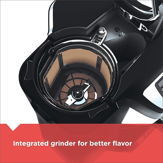Black and Decker BLACK+DECKER 12-Cup Mill and Brew Coffeemaker Black CM5000B