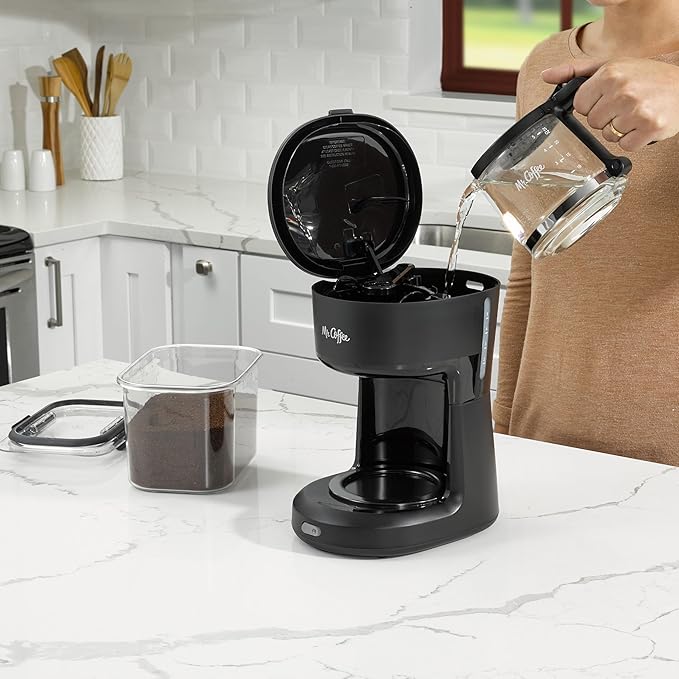 Mr. Coffee® 5-Cup Mini Brew Switch Coffee Maker Black