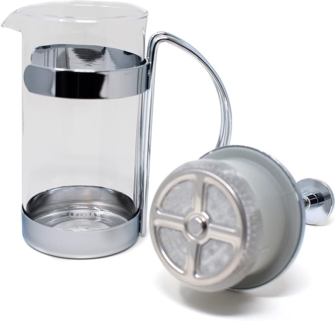 Norpro 5581 Glass/Chrome Coffee/Tea Press 2 Cup