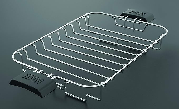 Caso Design Inox 2 Two-Slice Toaster with Wire Warming Basket Attachment 12778