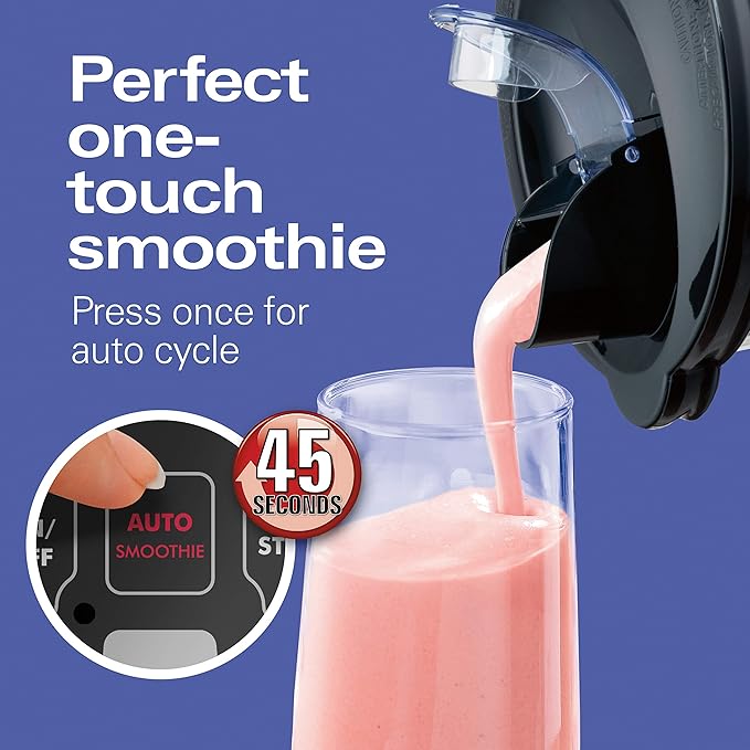 Hamilton Beach FlexBrew Trio 2-Way Coffee Maker Compatible with K-Cup Pods or Grounds &amp Blender for Shakes and Smoothies with 5 Functions Including Auto Smoothie Cycle