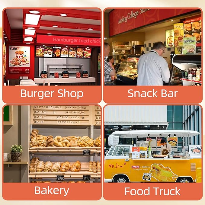 Hakka Commercial Burger Machine Vertical 2000W Chain Type Automatic Unlimited Electric Bun Toaster for Fast Food Restaurant Grilling Browning EGO 1400 Slices/Hour