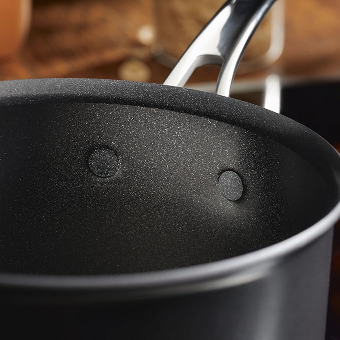 Anolon X Cookware/Pots and Pans Set 8 Piece Dark Gray