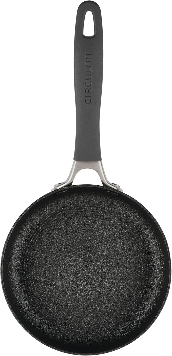 Circulon A1 Series with ScratchDefense Technology Nonstick Induction Mini Frying Pan/Skillet Metal Utensil Safe 6.25 Inch Open Fry Pan - Graphite