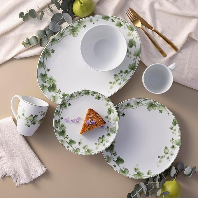 Noritake Ivy Whisper 12-Piece Dinnerware Set Service For 4