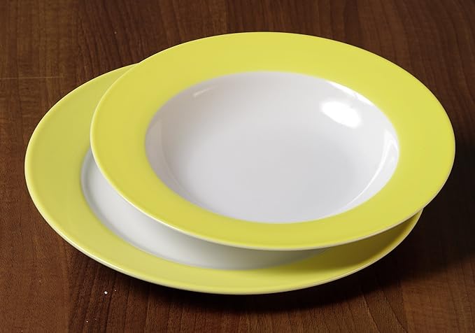 Ritzenhoff &amp Breker Doppio 596656 Dinner Set Set of 8 Yellow