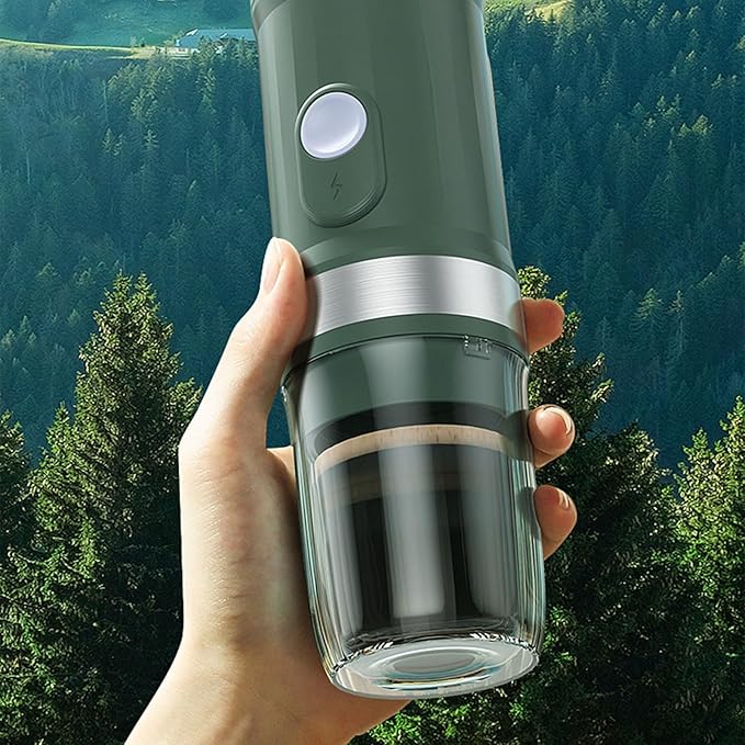 Portable Espresso Machines Rechargeable Electric Coffee Machines For Capsuled Ground Coffee For Car Camping Travelling