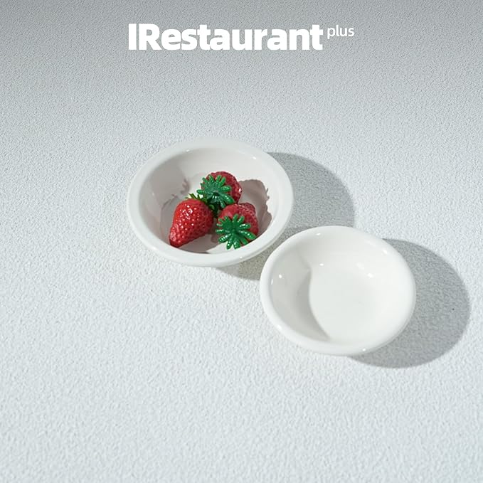 Stoneware Wide Rim Commercial Grade Dinnerware America White Fruit Bowl 3.5oz Case of 36