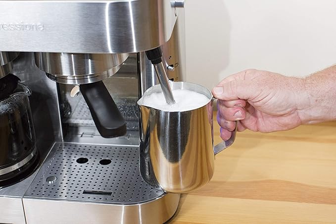 Espressione Combination Stainless Steel Espresso + Coffee Maker 10 cups