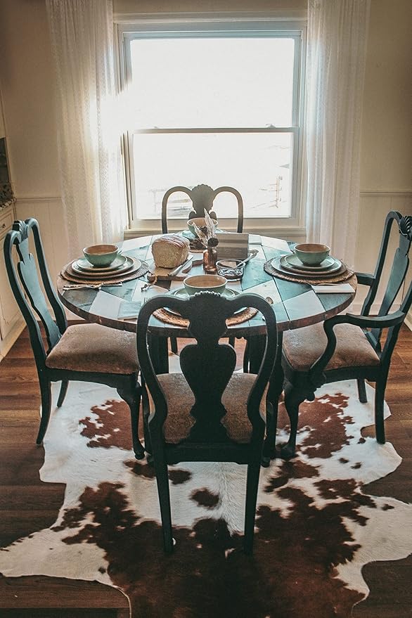 Paseo Road Patina Turquoise 16 Piece Ceramic Southwestern Rustic Cabin Dinnerware Set with Plates Bowls and Mugs