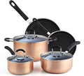 Cook N Home Copper/Brown 8-Piece Nonstick Heavy Gauge Cookware Set2581