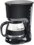 Bestron Coffee Maker with Hot Plate Ground Filter Coffee 10 Cups 750 Watts Black