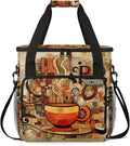 Coffee Maker Travel Bag Compatible with Keurig K-Mini or K-Mini Plus Single Serve Coffee Brewer Carrying Case with Multiple Pockets for K-Cup Pods Storage Bag With Shoulder Strap(Bag Only)