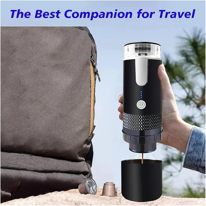 Portable Coffee Machine Portable Espresso Machine Compatible With Powder Capsules Mini Travel Manual Coffee Machine Perfect For Camping Travel Officefor Outdoor Travel Picnic