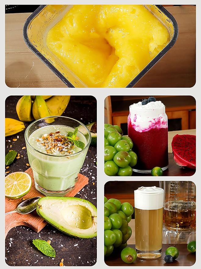 Multifunction Blender - 2000W Ice Blender with Soundproof CoverSmart Panel2000ml Cup for Smoothies Nuts Ice and Fruits