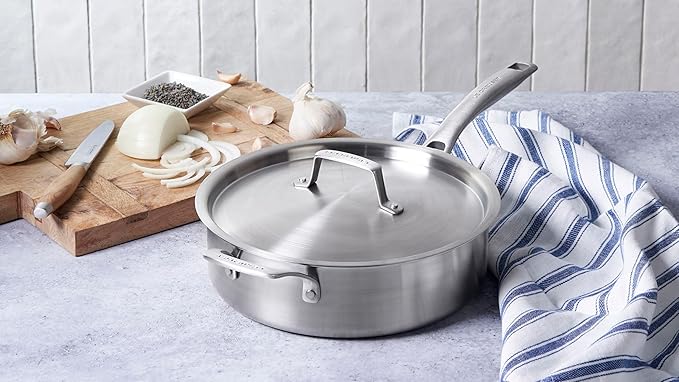 Le Creuset Essential Stainless Steel 10 Piece Cookware Set