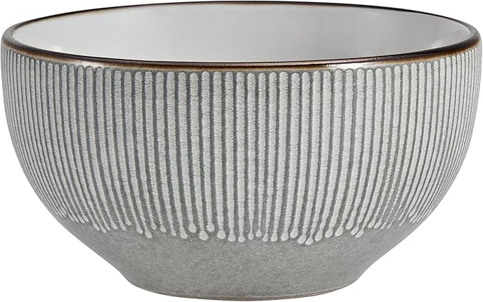 Pfaltzgraff Arlie Gray 12 Piece Dinnerware Set Service for 4 Gray