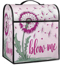 Kitchen Aid Mixer Cover Flower Floral Leaves Stand Mixer Cover Compatible with 6-8 Quarts Stand Mixers Dust Covers with Zipper Pocket Foldable Washable Kitchen Aid Organizer Bag