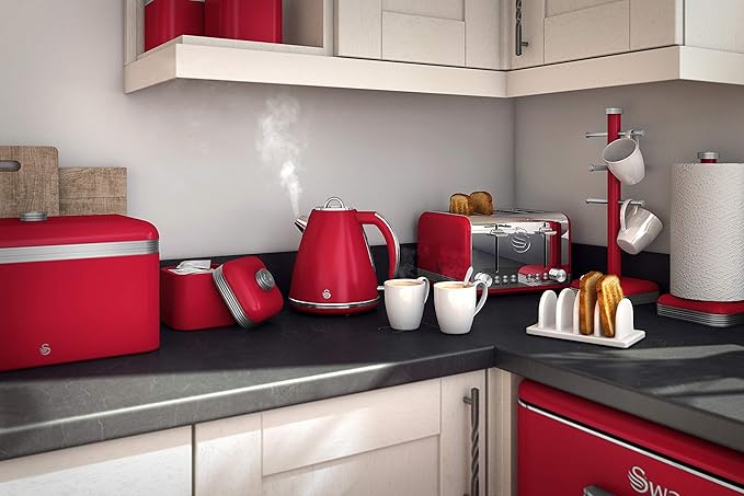 Swan 4 Slice Retro Toaster