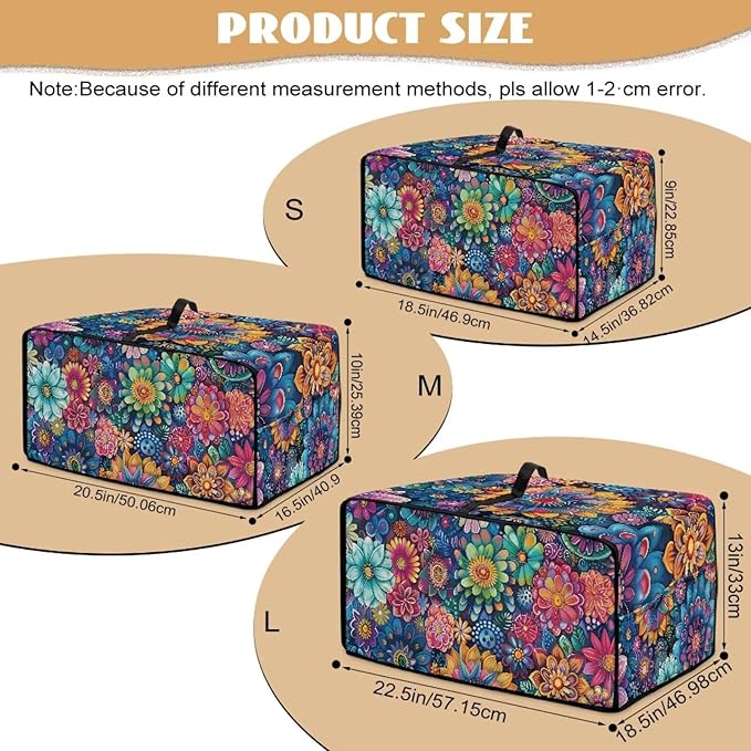 Mandala Floral Toaster Oven Air Fryer Cover Heat-Resistant Waterproof Dust-proof Protective Covers Compatible with Smart Oven Air Fryer Smart Oven for Parties &amp Gatherings