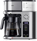 Braun MultiServe Plus 10-Cup Drip Coffee Maker - Hot &amp Cold Multi-Serve Brewer with Programmable Timer and Auto Start Over Ice Function Stainless Steel &amp Pod-Free Design KF9270SI