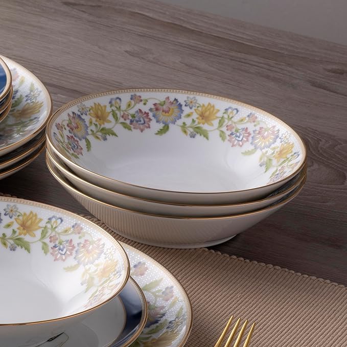 Noritake Tusker Garden 12-Piece Dinnerware Set Service For 4