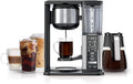Ninja Specialty Coffee Maker Hot &amp Iced Coffee 6 Brew Styles 8 Sizes Small Cup to Travel Mug 10-Cup Carafe Fold-Away Frother Permanent Filter Removable Reservoir Black CM401