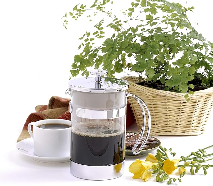 Norpro 5574 Glass/Chrome Coffee/Tea Press 5-Cup
