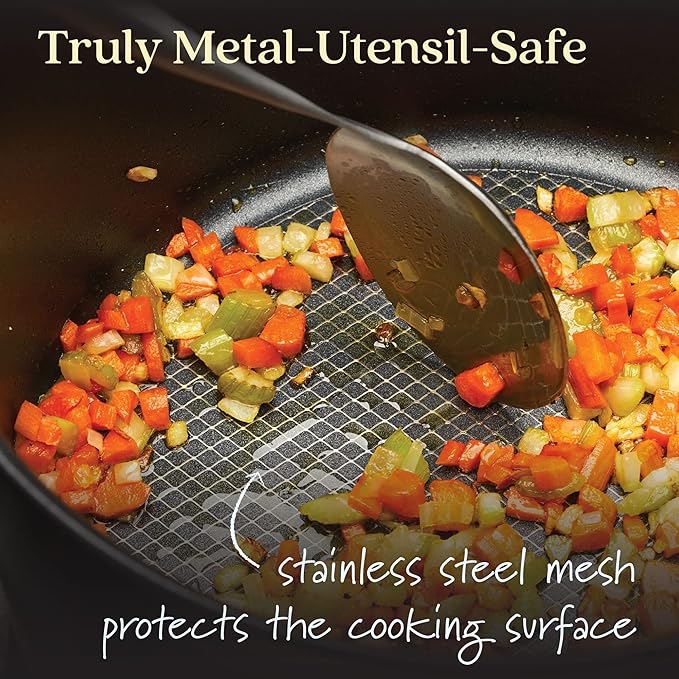 Anolon X - SearTech Nonstick Saucier Induction Cooktop Compatible (2.4L/2.5qt)