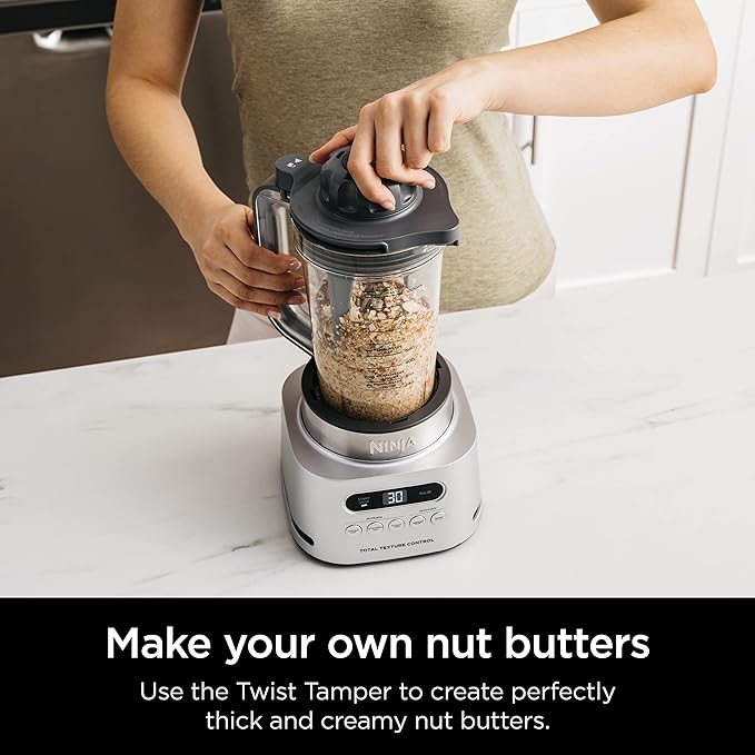 Ninja SS151 TWISTi Blender DUO High-Speed 1600 WP Smoothie Maker &amp Nutrient Extractor* 5 Functions Smoothie Spreads &amp More smartTORQUE 34-oz. Pitcher &amp (2) To-Go Cups Gray