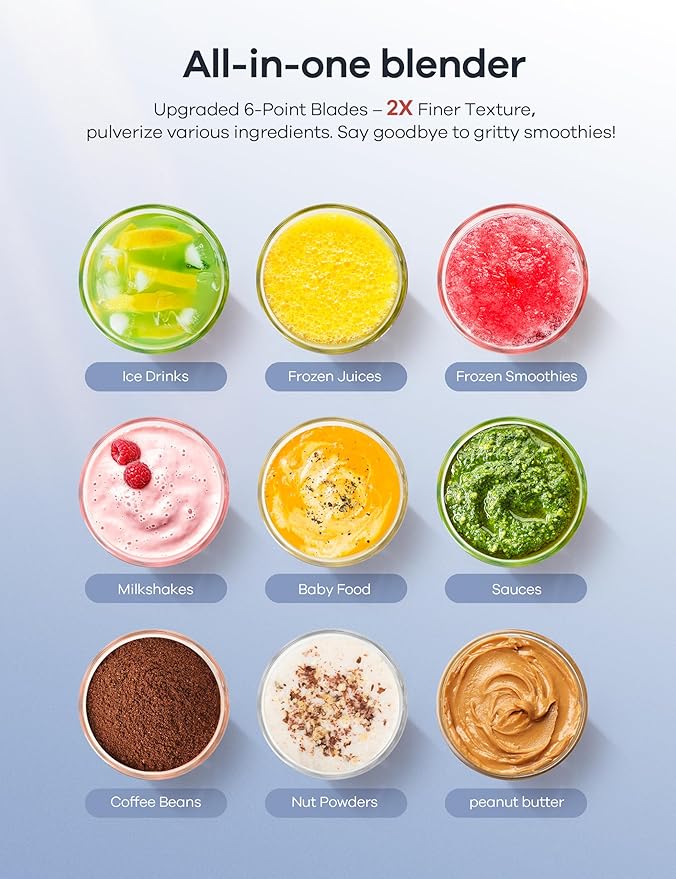 Ganiza GB08 Smoothie Blender and GB10 Personal Blender