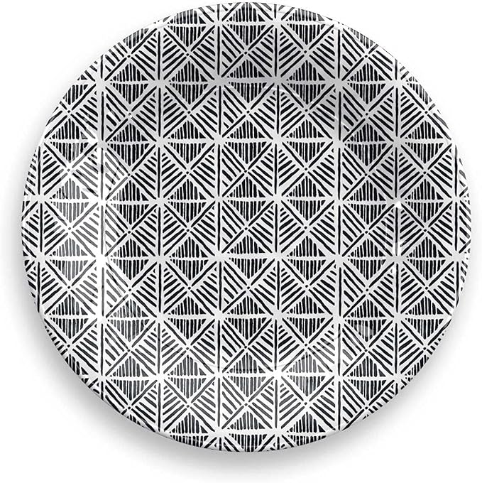 18-Piece Melamine Dinnerware Set Printmaker Design