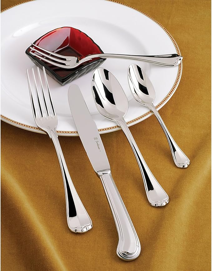 Fortessa San Marco 18/10 Stainless Steel Flatware 5 Piece Place Setting Service for 1