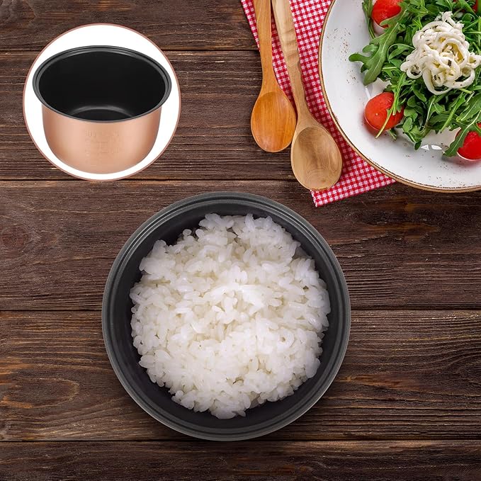 Inner Cooking Rice Cooker Rice Cooker Inner Pot - Ceramic Cooking Pot Household Non-stick Electric Cooker Accessory(Golden) Tiger