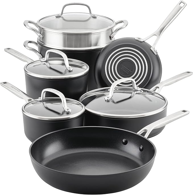 KitchenAid 11 Pc. Hard-Anodized Cookware Set
