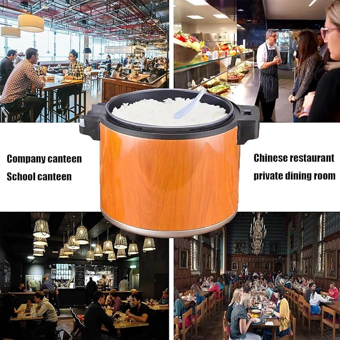 Large Capacity 23L Household Rice Cooker Commercial Electric Heat Preservation Bucket Non-Stick Pan Automatic Cooking