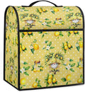 cfpolar Kitchen Aid Mixer Cover Compatible with 6-8 Quarts Yellow Lemon Flowers Stand Mixer Cover Kitchen Aid Mixers Accessories Appliance Organizer Bag Dust Covers with Zipper Pocket
