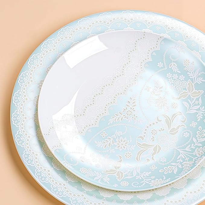 Fine Bone China Dinnerware SetPorcelain&ampCeramic Dinnerware SetsBone Stoneware &amp Ceramic Cookware Tableware Set Includes Dinner Plates|Spoons|Pasta Bowls|Soup Pot|Chopsticks (22PCS * 4-Person