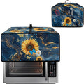 Doojoayie Toaster Cover 8 Slice Kitchen Appliance Covers 22.5x18.5x 13 Bread Machine Dust Protector Modern Home Kitchen Decoration Sunflower &amp Buttefly Print