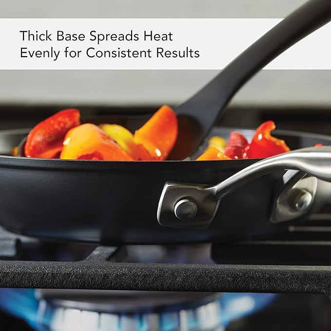KitchenAid Hard Anodized Induction Nonstick Fry Pan/Skillet 8.25 Inch Matte Black