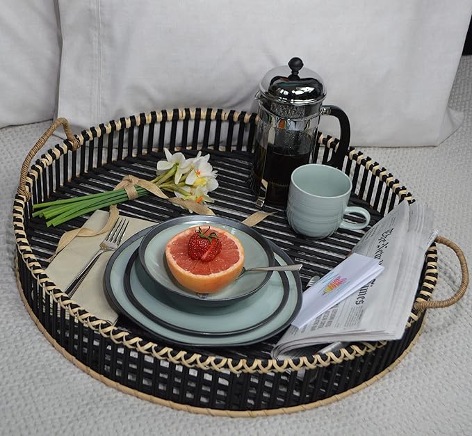 Euro Ceramica Euro Ceramica DIA-1001 Diana 16 Piece Modern Dinnerware Set Dinner Salad Plate Soup Bowl Mug Service for 4 Mint Green/Graphic Grey
